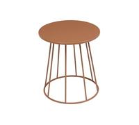 Table d’appoint ronde en acier Terracotta 38x38x42 cm