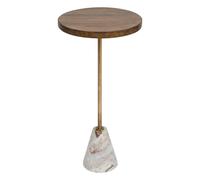 Atmosphera – Table d'appoint Neith – manguier et marbre