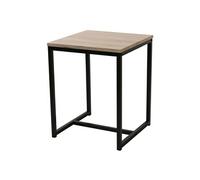 - Table à café industrielle Loft - 40 x H. 50 cm - Marron naturel