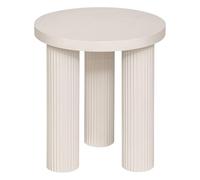 Table à café Table d'appoint en Bois Ivoire D 40 cm - Atmosphera