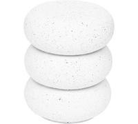 Atmosphera - Table d’appoint stoneto Blanc 43x35x35cm