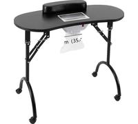 Table à clouer, design portable, aspiration efficace de la poussière, noir