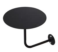 Table à cocktail murale ronde peu encombrante 50 x 50 x 45 cm Table basse à manger pour la maison, la cuisine, la terrasse, le café, le bistrot - Design compact et élégant