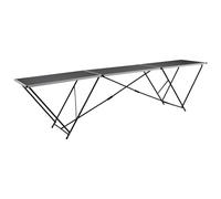 Table à Coller de Papier Peint Aluminium et Acier Table à Tréteau vidaXL