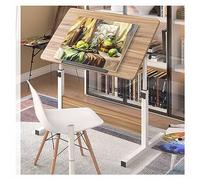 Table à dessin avec plateau inclinable - Bureau réglable en hauteur pour studio, loisirs créatifs et écriture - Station de travail debout relevable