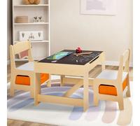 Table À Dessin Réversible + 2 Chaises Gabriel Avec Bacs De Rangement