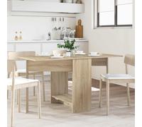 vidaXL Table à dîner en bois d'ingénierie moderne pour salon et maison