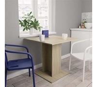 Vidaxl Table De Salle À Manger Chêne Sonoma 80 X 80 X 75 Cm Aggloméré