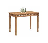 Table à dîner de jardin 120x65x80 cm Bois de teck solide