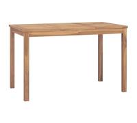 Table à dîner de jardin 120x70x77 cm Bois de teck solide