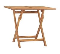 Table à dîner pliable de jardin 90x60x75 cm Bois de teck solide