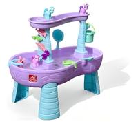 Rain Shower Splash Licornes Table d'eau avec 13 accessoires | Table de jeu enfant a eau | Table d'activité pour le jardin | rose & violet - Step2