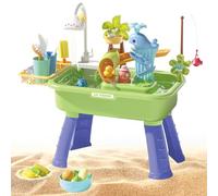 Table à eau - Table de jeu d'eau, jouet d'été extérieur | Jouet de jardin Plateau de jeu Table d'activité Table de jeu d'eau Bac à sable, Miroir d'eau de sable Jouet pour tout-petits Sandwa 3