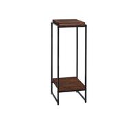 Table à fleurs HWC-K71 MVG-certifié MDF métal brun foncé, 101cm