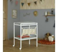 Table à langer bois massif sony blanc TU