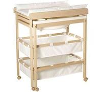 roba Combi bain table à langer à roulettes, naturel