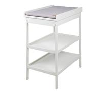 ROBA Table à Langer + Matelas à Langer gris piqué ""roba Style"" - Laqué Blanc