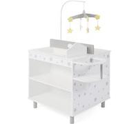 Table à Langer Multifonction pour poupée Motif étoiles gris Gris G