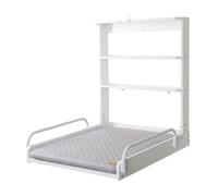 Table à langer murale avec matelas à langer blanc