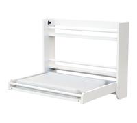 Table à langer murale en bois de hêtre Confort blanc