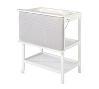 Roba Table à langer Baby Pool blanche – baignoire intégrée, plan pivotant, matelas imperméable gris