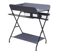 Table à Langer Pliable Et Portable Panier De Rangement, Ceinture De SéCurité Design Ergonomique RéGlable En Hauteur Pour Nouveau-Né Et Nourrisson