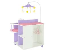 Table à langer poupon poupée Little Princess rangement meuble bois jeux TD-0203A
