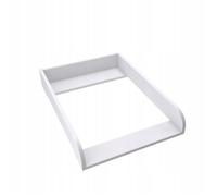 Table à langer pour commode IKEA Malm 480, plan à langer 72x54 cm, blanc, angles arrondis