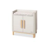 Table à langer pour poupées - PINOLINO - Malea - Hauteur 42 cm - 2 portes & 1 tablette - Matelas coton rembourré