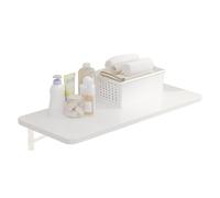 Table à linge pliable multifonction à suspendre pour la maison, le bureau, la cuisine, la salle à manger, économie d'espace, station de travail blanche (80 x 25 cm)
