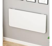 Table à Linge Pliable, Table Murale Stable en Bois, Étagère Robuste | Table pliante murale robuste avec plateau rabattable, idéale pour cuisine et restaurant, gain de place et stabilité assurée