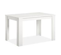 Table à Manager Table Extensible 120x80 cm Table Salle a Manger Table de Cuisine en Bois Blanc