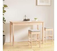 Table à manger 110x55x75 cm Bois massif de pin Naturel G