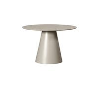 Table à manger Ø120 cm MDF beige antique JORRE
