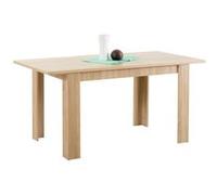 Table à Manger 120x80 cm Chêne 6 Places Extensible Multicolore G