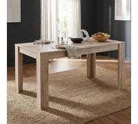Table à Manger 135x80 cm en Bois Effet Chêne Gris | Table moderne Homestyle4u