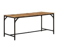 Table a manger seule Vidaxl Table à manger 160x80x75 cm bois de manguier massif brut
