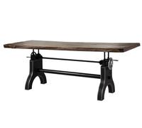 Table à manger 240x100x80-101 Manguier huilé Bois naturel MANCHESTER #104