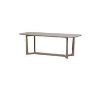 Table à manger 240x90 cm bois de manguier mud Ferion
