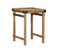 Table à manger 55x60x76 cm en bois massif recyclé