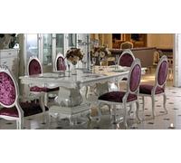 Table à manger + 8 chaises chaise salle à manger ensemble baroque rococo tables table E36 Nouveau