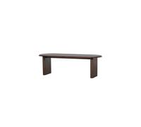 Table à manger 90x240 cm bois de manguier noyer ELLIPS