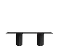 Table à Manger Arc L250 Café Noir/Chêne