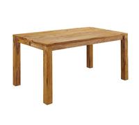 Table à manger carrée 80x80cm - Bois massif de palissandre huilé - NATURE BROWN #811