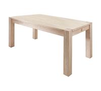 Table à manger carrée 90x90cm - Bois massif d'acacia blanchi - NATURE WHITE 101