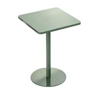 Table à manger carrée avec base stable, table de réunion de bureau de style nordique, tables basses de loisirs, Tables de dîner à assemblage facile pour salle à manger, café(vert,48x48x72cm)