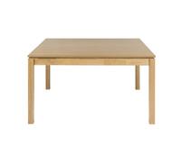 Table à manger carrée bois clair L140 cm SYLVA