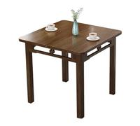 Table à Manger carrée, Bureau d'étude Simple en Bois Massif, Table d'ordinateur, for Manger, écrire et étudier(60x60x57cm)