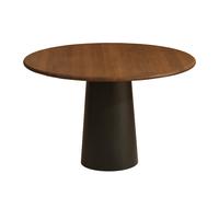 Table à manger Circle of Calm Ø 120cm black steel base
