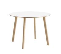 Table à manger Copenhague CPH Deux 220 2.0 Ø98cm frame beech untreated